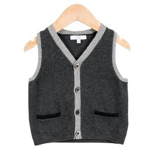 JACADI Boys' Knit Wool-Blend Vest